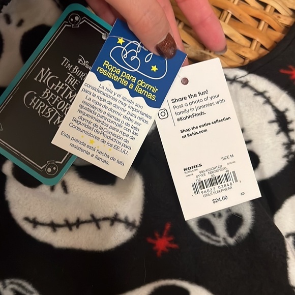 BRAND NEW‼️ Pet Jammies - The Nightmare Before Christmas Bodysuit - Picture 3 of 4